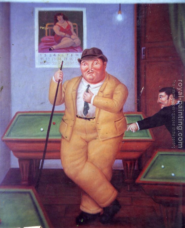 Fernando Botero : Salon De Billar